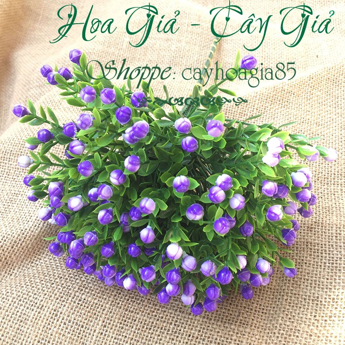 Cành Hoa Chiêm Điểm - Hoa Giả Trang Trí