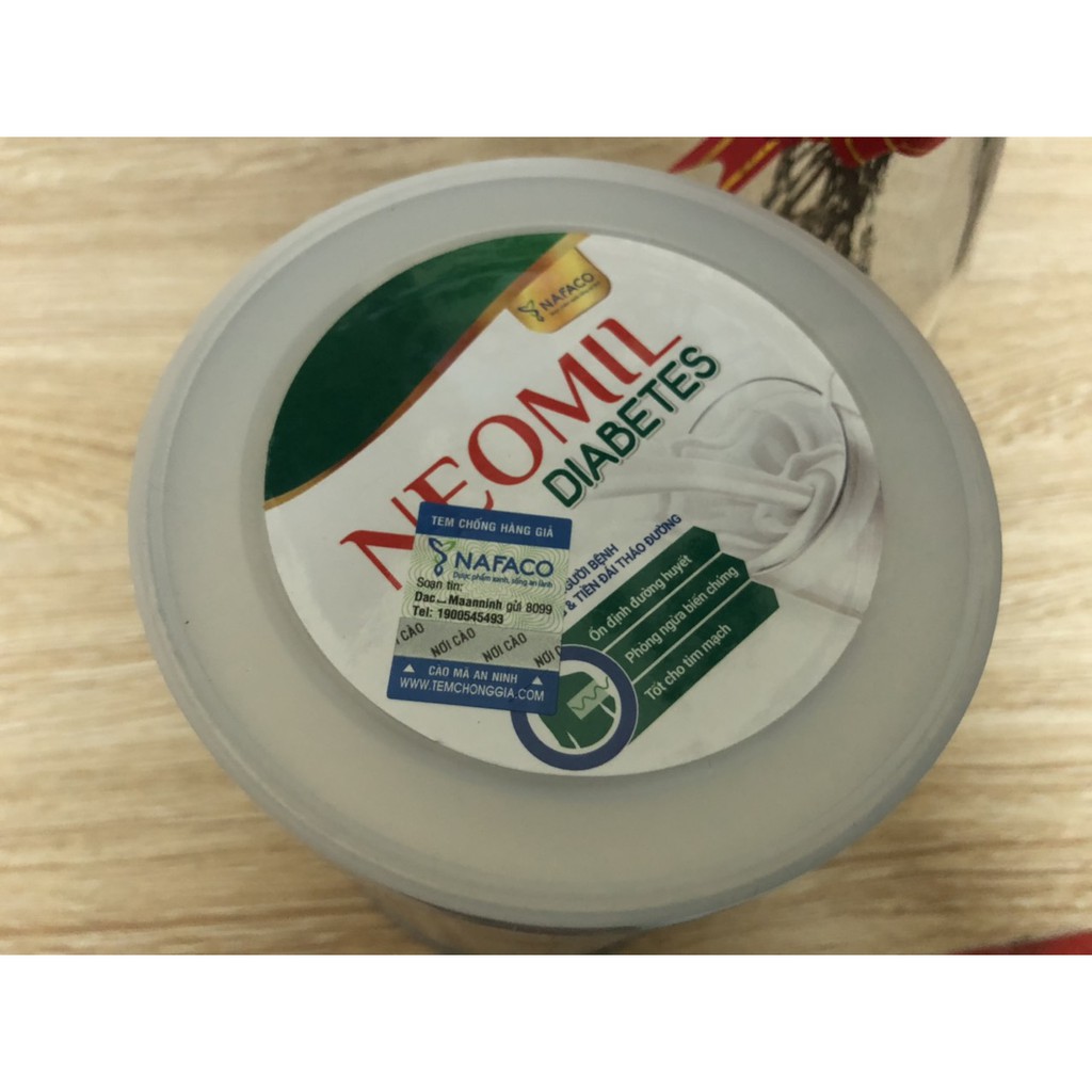 Sữa bột Neomil Diabetes 350g chuyên biệt cho người tiểu đường, tiền tiểu đường, ăn kiêng
