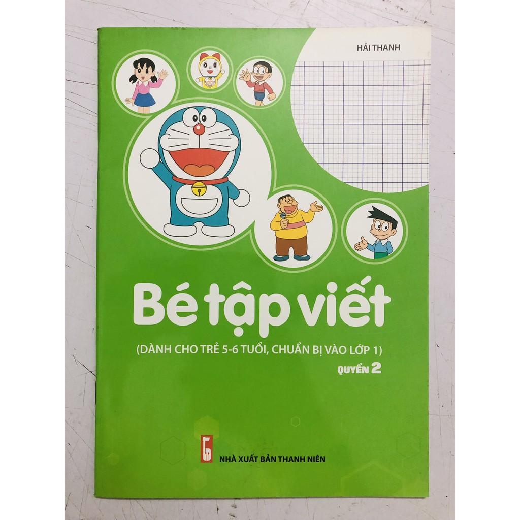 Sách - Combo Bé Tập Viết - Dành cho trẻ 5 - 6 tuổi - Chuẩn bị vào lớp 1 - Quyền 1,2 (2 cuốn)