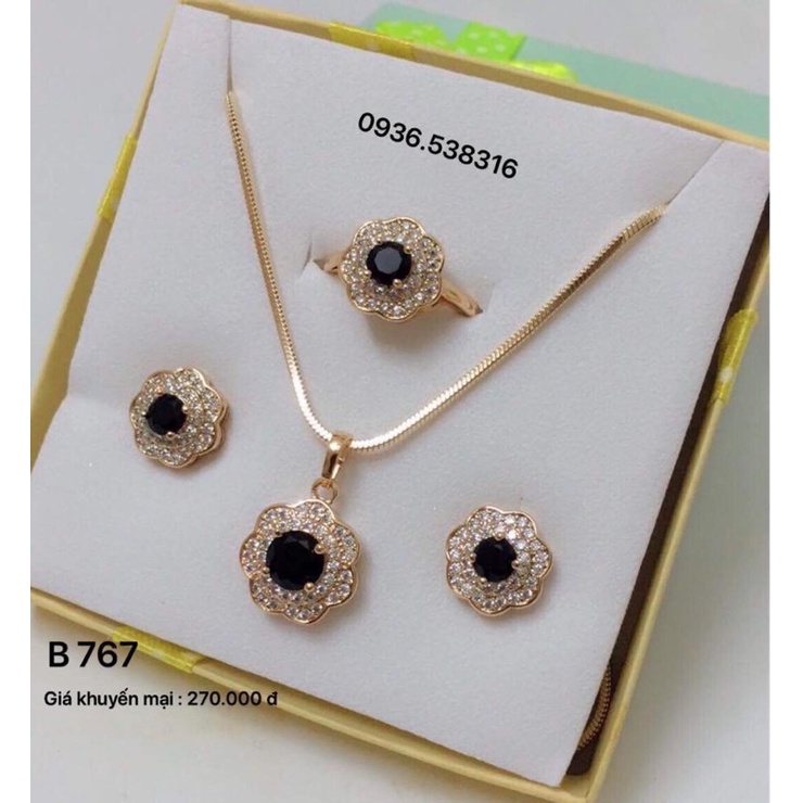 BỘ SƯU TẬP TRANG SỨC ĐÁ RUBY MÀU PHONG THUỶ HÀN QUỐC MỚI NHẤT ! Được làm từ hợp kim cao cấp nên giống như vàng thật