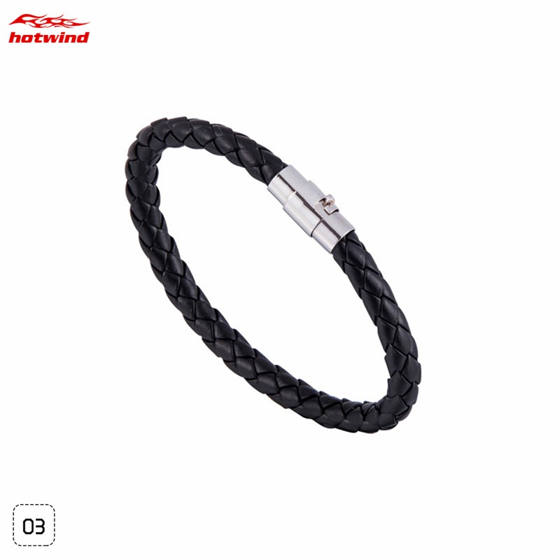 Vòng Tay Da Thiết Kế Đơn Giản 6mm