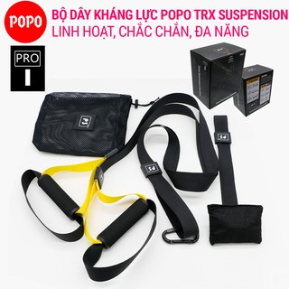 Bộ dây tập kháng lực đa năng GYM & YOGA - THE TRX P1,P2,P3 (Vàng)