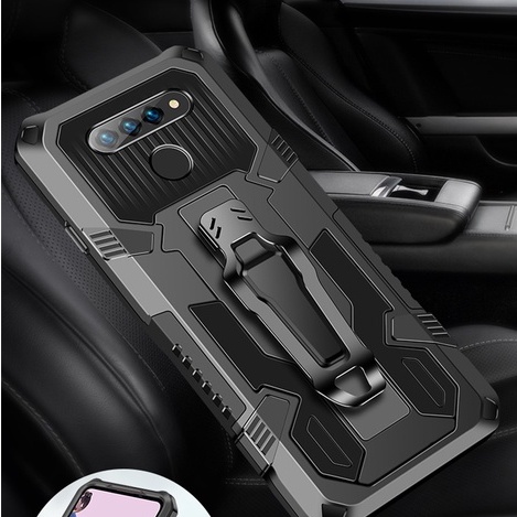 Ốp Điện Thoại Pc+Tpu Có Vòng Đỡ Bảo Vệ Cho LG K41S K51S K51 K61 K31 Stylo 6 7 4G5G Aristro 5 Pro