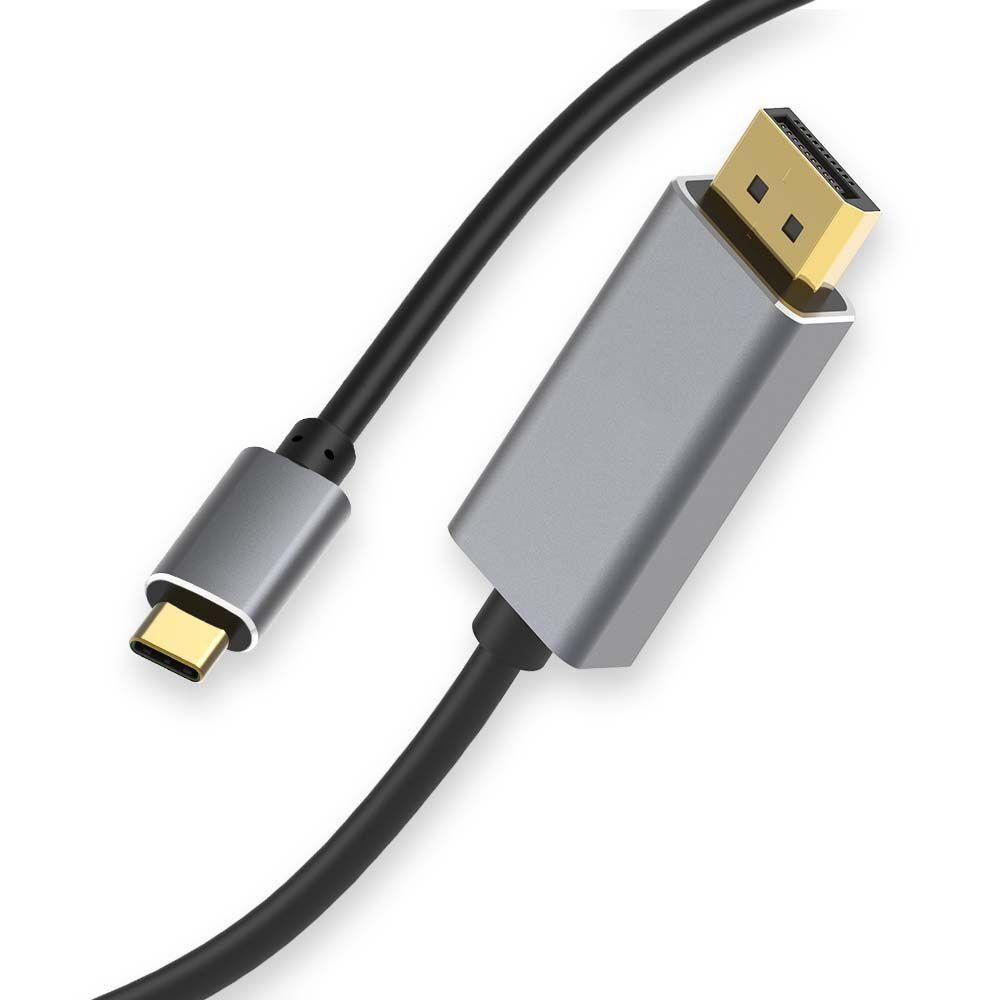 Dây Cáp Âm Thanh 1 USB C Sang DP DP1.4 Chuyên Dụng|Cáp ChuyểN ĐổI USB C Sang DP Cho MáY TíNh