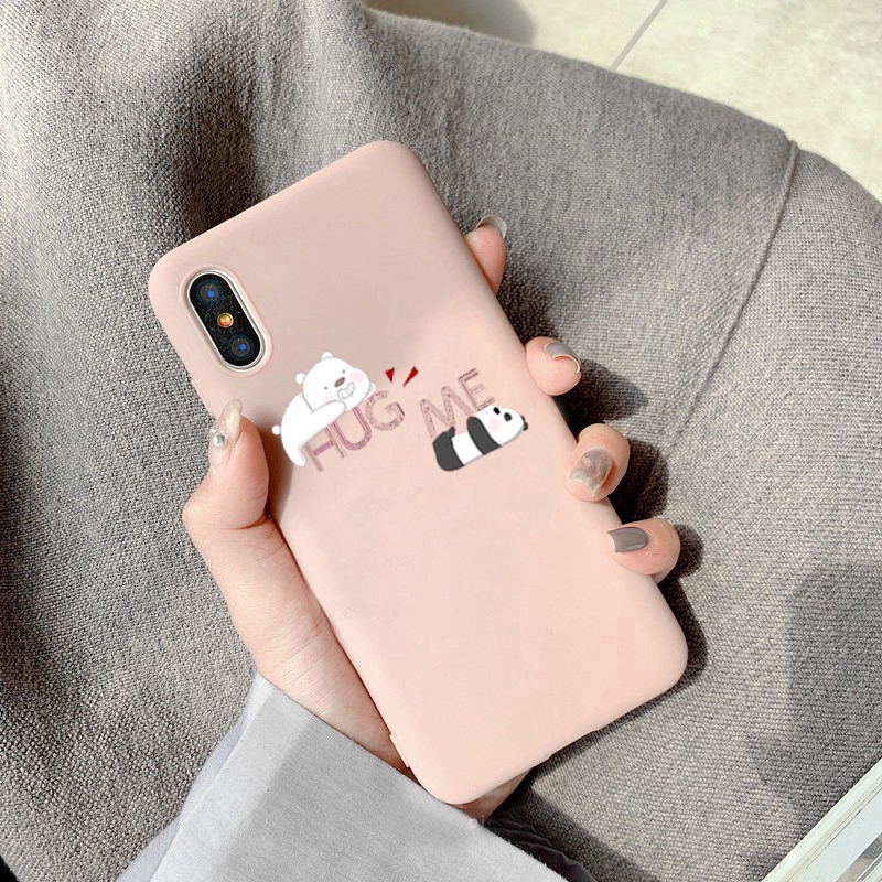 We Bare Bears Xiaomi redmi note7 note7pro note8 8pro note9s phone case note4 4x 5a 5pro 6 casing redmi 4a 4x 5a 6 6a 8 8a  k20 k30pro soft cover Silicone lovely cartoon