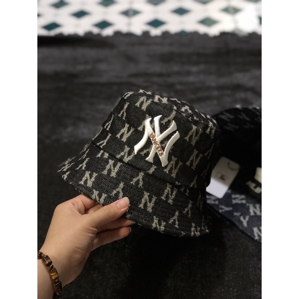 MŨ BUCKET JEAN N Y THÊU CHỮ N Y - MŨ BUCKET NAM NỮ