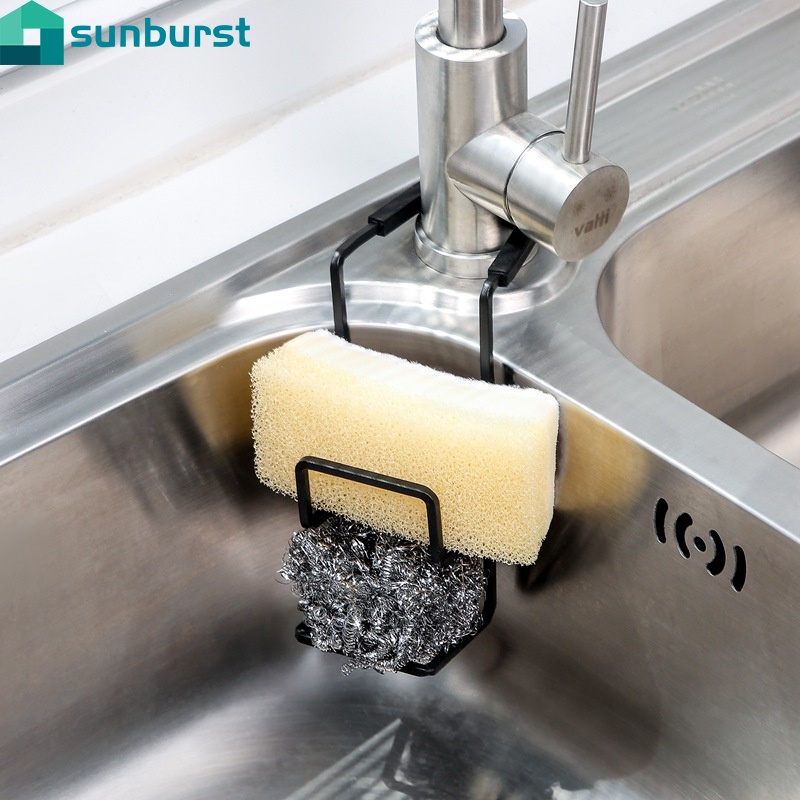 Multifunction Kitchen Sink Sponge Wire Ball Storage Draining Rack / Sink Shef For Organize Sponge, Rag, Wash Cloth