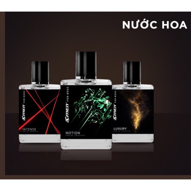 Nước Hoa Xmen For Boss 49ml 3 Mùi Intense/Motion/Luxury