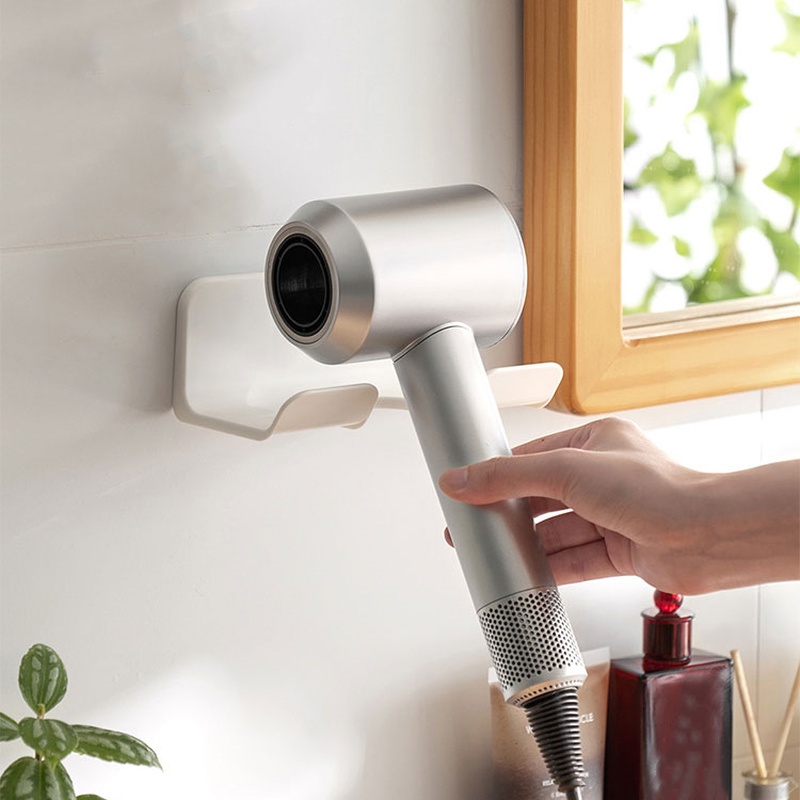1 Giá Đỡ Máy Sấy Tóc Gắn Tường Không Cần Khoan Chống Nước Tiện Dụng Cho Nhà Tắm