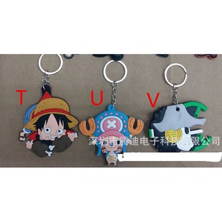 Móc khóa nhựa dẻo One Piece