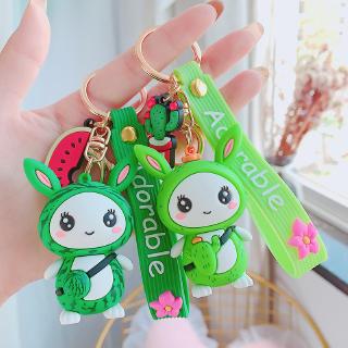 Móc Khóa Silicon Hình Thỏ Đáng Yêu