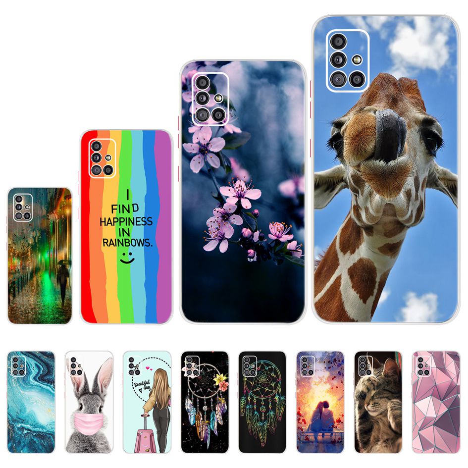 Ốp Điện Thoại Dẻo Trong Suốt Siêu Mỏng In Hình Cho Samsung Galaxy A51 M51 2020 Samsung A51 5g A516B A515F M515F