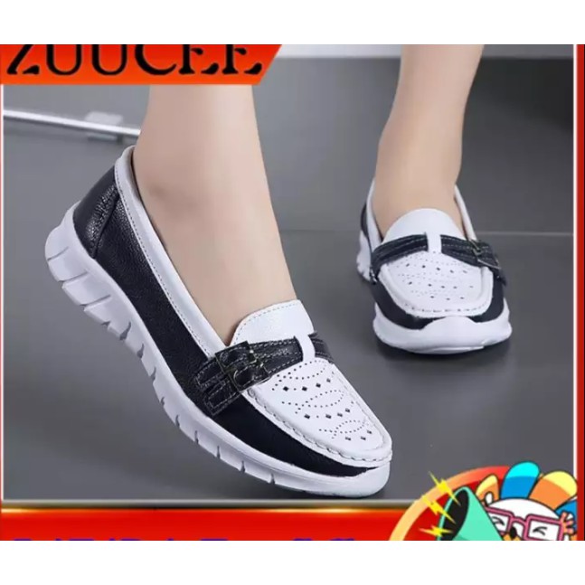 Giày Đế Phẳng ZUUCEE Cho Nữ Chính Hãng Slip-On Thoáng Khí Sale 50%