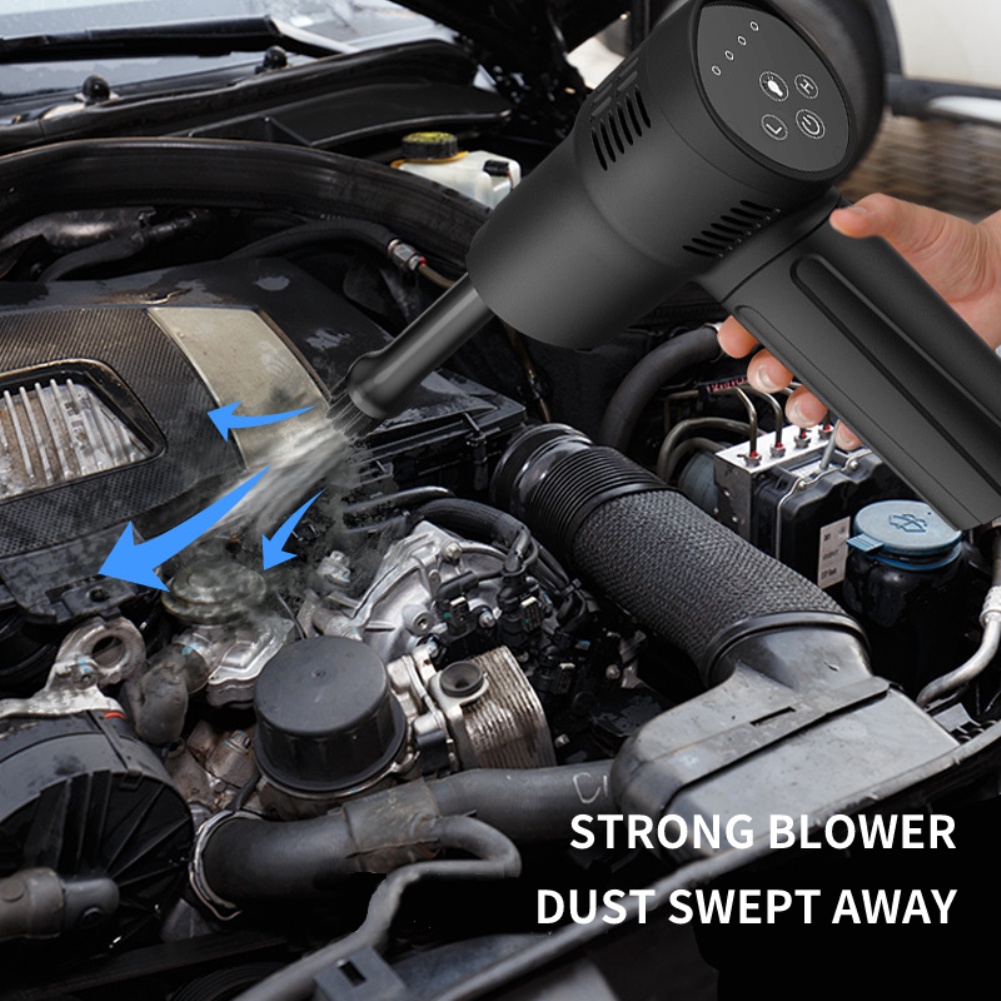 Máy thổi bụi không dây JULYSTAR X7 hoạt động điện nâng cấp 60W 60000Rpm dành cho bàn phím máy tính