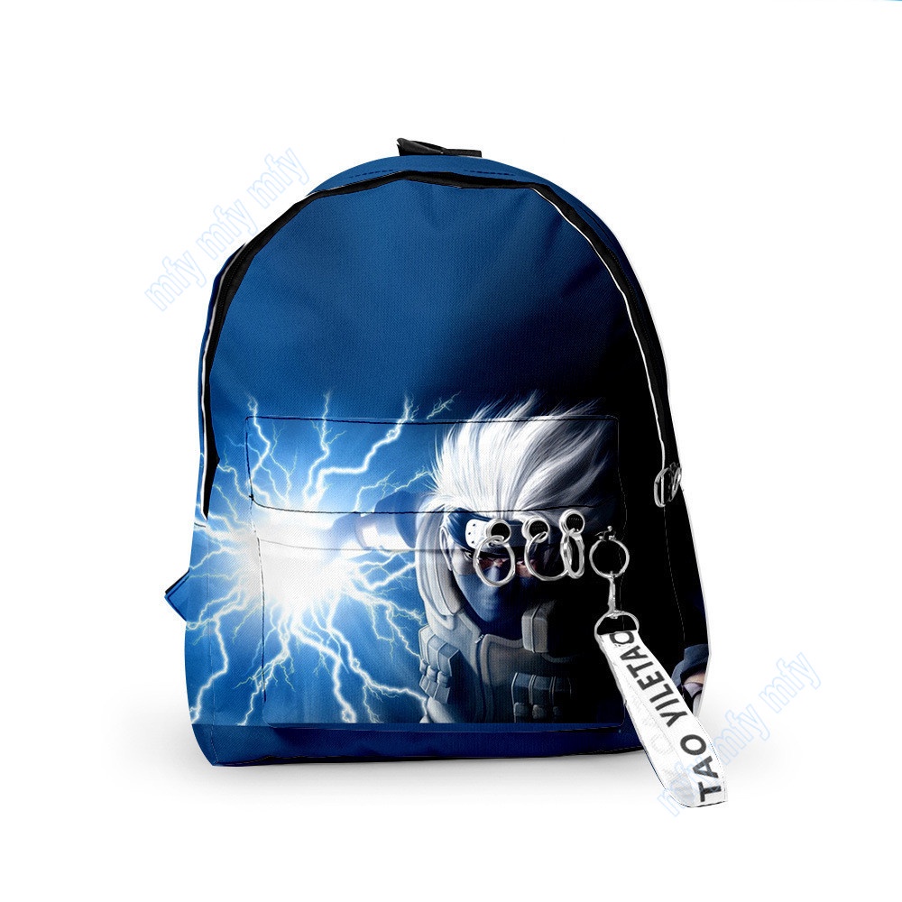 Balo Đi Học In Họa Tiết Naruto Sasuke Kakashi Cỡ Nhỏ Cho Bé Trai/Bé Gái