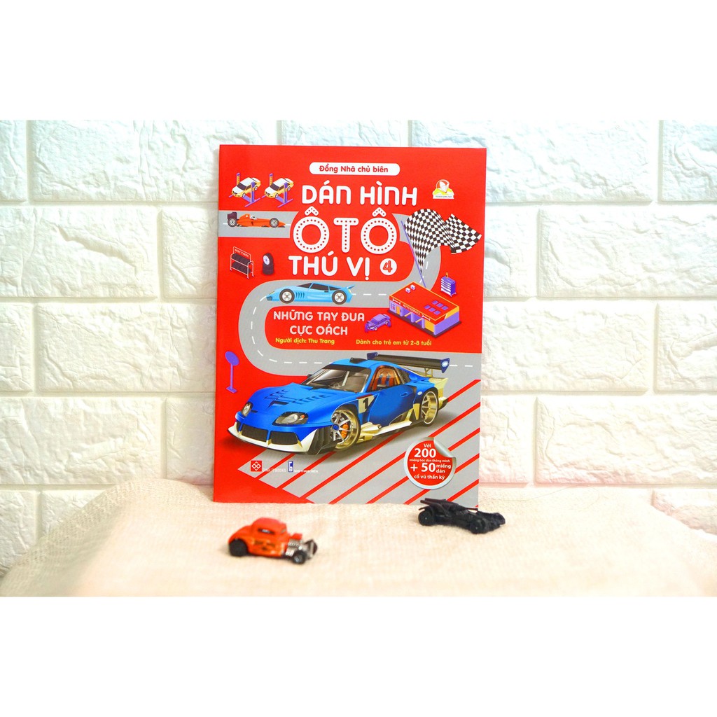 Sách - Dán hình ô tô thú vị ( Bán lẻ cuốn ) | BigBuy360 - bigbuy360.vn
