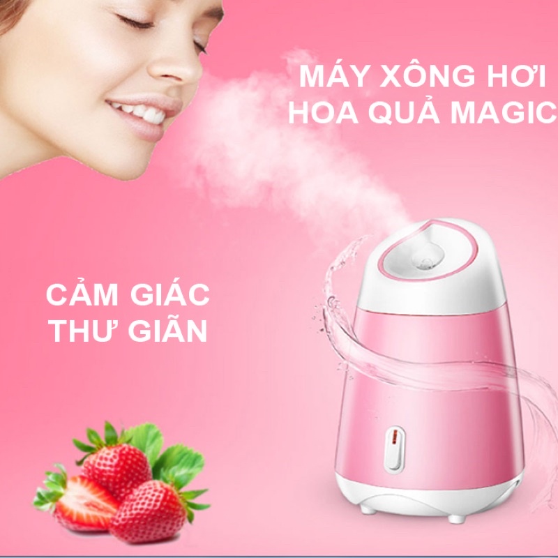 Máy xông hơi da mặt hoa quả tươi MAGIC BULET  xông chanh sả phun sương tinh dầu mini chăm sóc làn da