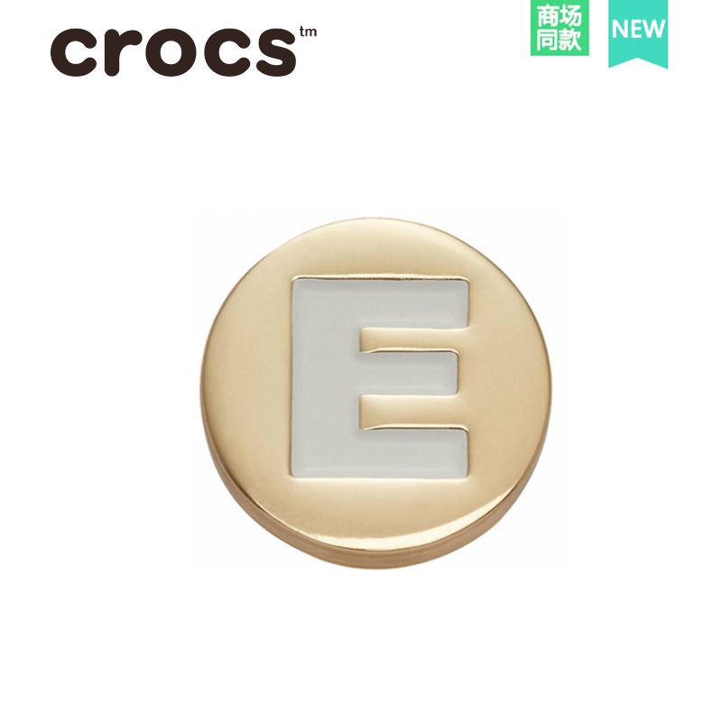 Crocs Phụ Kiện Trang Trí Giày Dép Bằng Kim Loại In Chữ Cái Tiếng Anh DIY