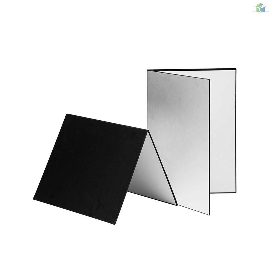 (giao hàng nhanh) Bảng khuếch tán ánh sáng gấp 3 trong 1 màu trắng + đen kích thước A3 dùng chụp ảnh sản phẩm cuộc sống