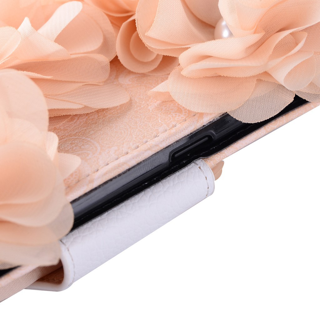 Bao điện thoại Oppo R9 R9S R11 R11S dạng ví hoa hồng cầm tay thời trang cho nữ