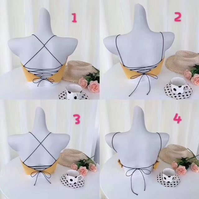 Áo Bra Gân Quai Mảnh Siêu Xinh 1969