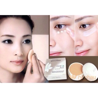 Sale 25% Kem nền che khuyết điểm Maycheer Cover Face Nhật Bản