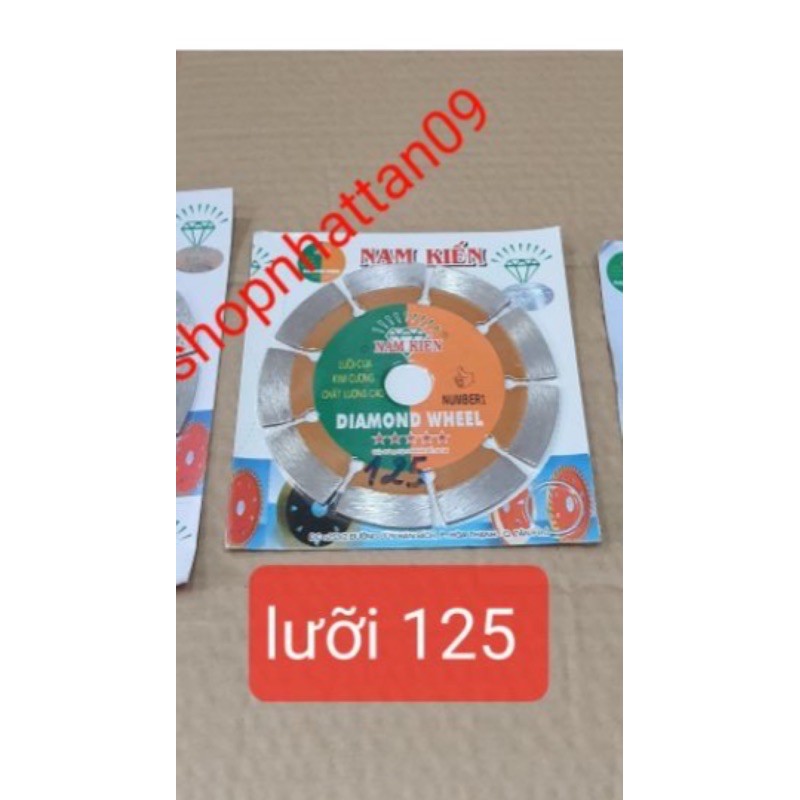 Lưỡi cắt gạch cắt đá cắt tường nam kiến đường kính 125