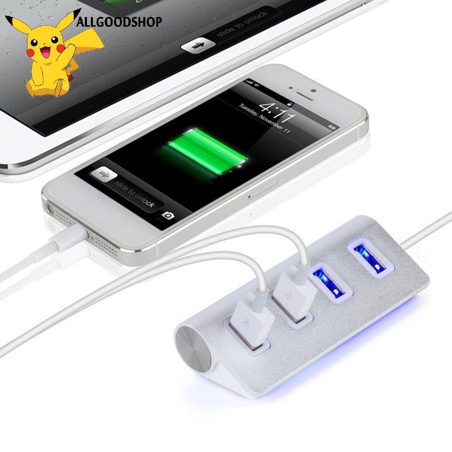 Hub USB 4 cổng Hoco Hub chính hãng-Aluminum Alloy Super High Speed