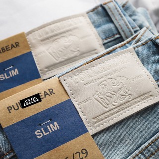 Quần jean Pull&bear Xanh