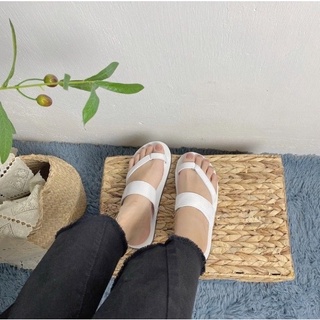 Dép nữ m79 xỏ ngón màu trắng big size 34-42