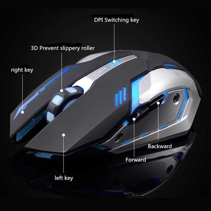 Chuột Gaming Azzor Rgb 7 Màu 2000 Dpi - D9 G Kris182Shop | BigBuy360 - bigbuy360.vn