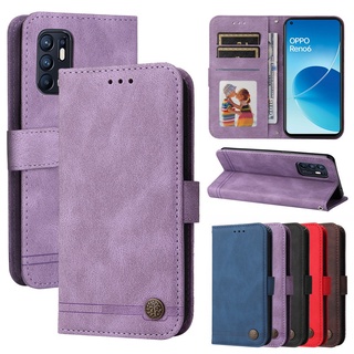 Bao da dạng ví nắp lật cho OPPO Reno 5F 4F 6Z 5Z A95 A94 A93 A92 A74 A72 A55 A54 A53 A33 A32 A16 A15 A92S A54S A16S