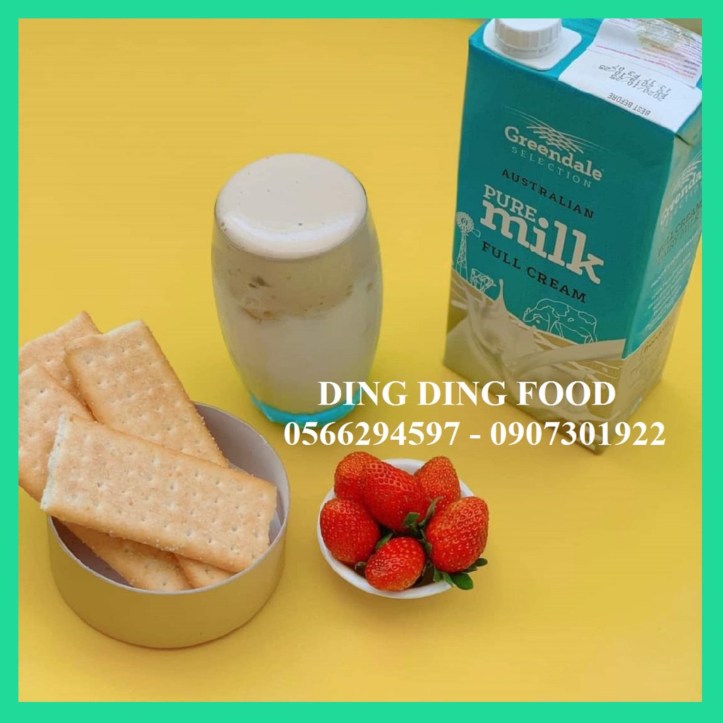 [ HSD 6/2022 ] 1 Hộp Sữa Tươi Nguyên Kem Greendale 1 Lít , Sữa Greedale Fullcream 1 Lít - DING DING FOOD