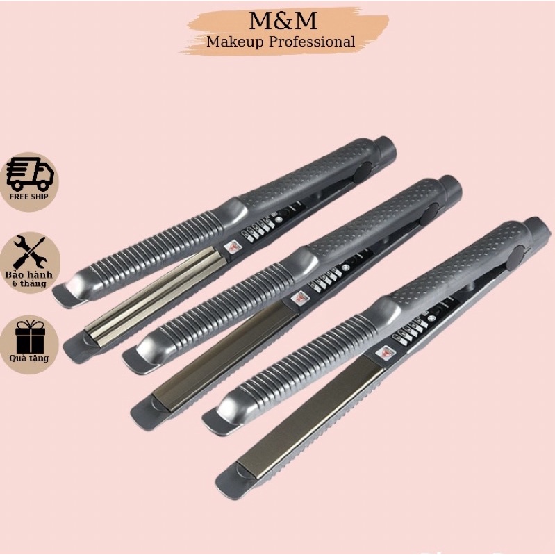 Máy dập xù bấm xù tóc bản nhỏ nóng nhanh có chỉnh nhiệt