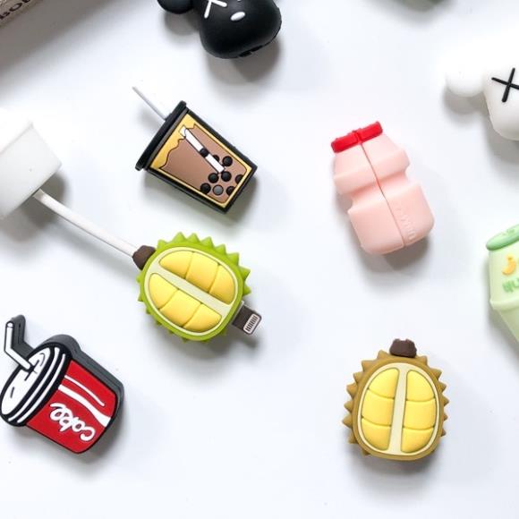 Phụ kiện bảo vệ dây cáp sạc chống đứt hình hoạt hình dễ thương