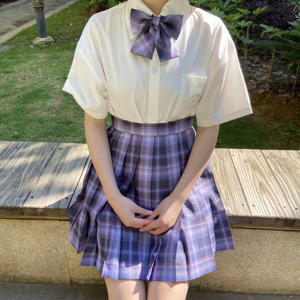 Bộ Đồng Phục Nữ Sinh Nhật Bản D114 (Không Kèm Nơ ,SKIRT+BOW TIE, NO SHIRT) | BigBuy360 - bigbuy360.vn