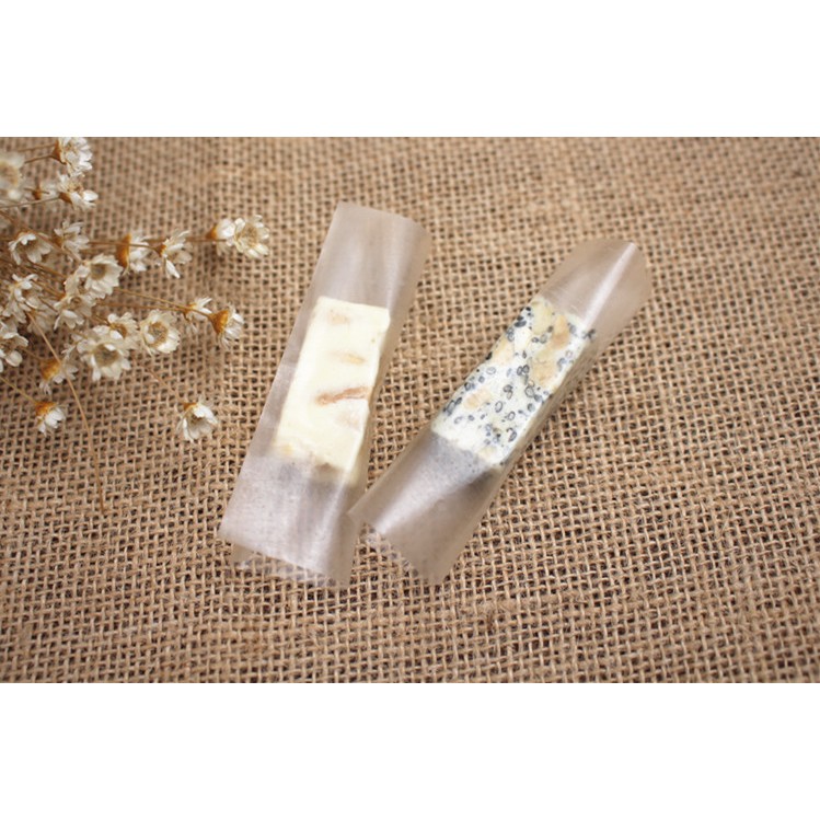 Giấy gạo bọc gói kẹo nougat ⚡ HÀNG CAO CẤP ⚡ giấy bọc được cắt sẵn thành hình chữ nhật chuyên dụng để gói kẹo