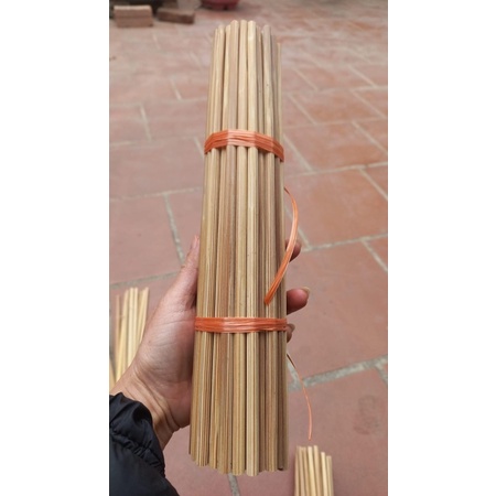 Set 10 đôi đũa tre già tự nhiên vót tay an toàn