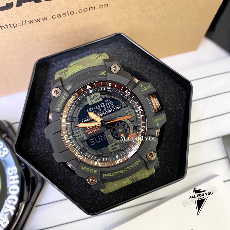 Đồng Hồ Nam  G.G 1000  Loại Cao Cấp Fullbox,thể thao 3 màu cực Men, kim điện tử full box, Chống nước, chống và đập,46mm