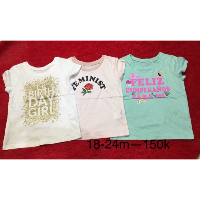 Set 3 áo place cho bé gái