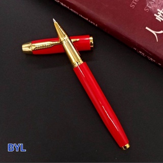 Bút ký khắc tên byl-004/miễn phí khắc tên/bút bi vỏ màu đỏ, mực xanh hoặc đen