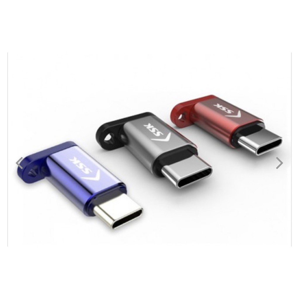 [Mã ELHACE giảm 4% đơn 300K] Đầu đổi Micro USB sang Type-C SSK (SM2C001)