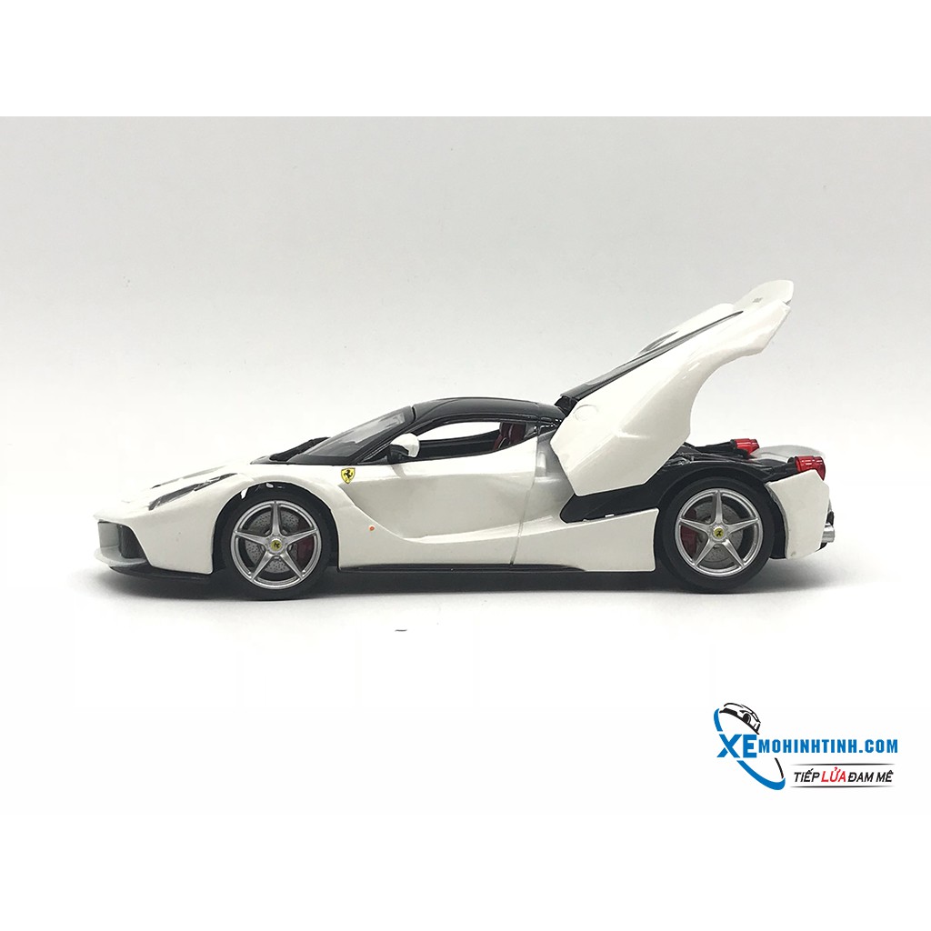 Xe Mô Hình Ferrari Laferrari 1:24 Bburago ( Trắng )