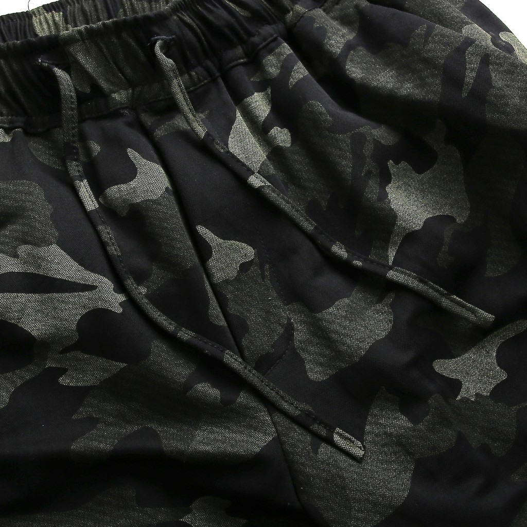 Set Quần Dài Nam Camo Cổ Bẻ Chất Cotton Cao Cấp Co Dãn Thoáng Mát B4