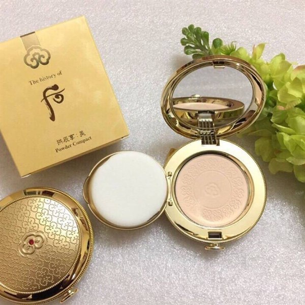 Phấn Phủ Trang Điểm Whoo Gongjinhyang Mi Powder Pact SPF30/PA++ (có nhũ)