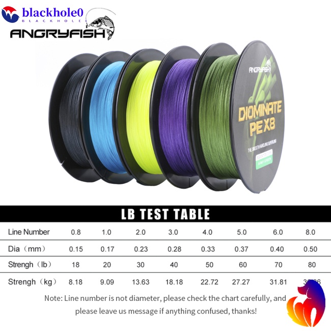 Cuộn Dây Câu Cá PE X8 500M/547YDS 8 Sợi Bện Màu Vàng