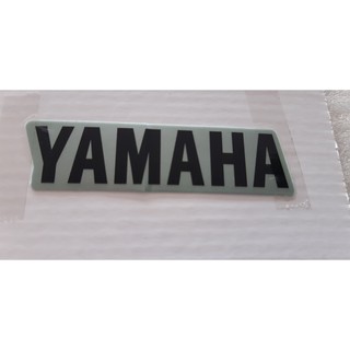 Tem chữ Yamaha đen - ghi sẫm