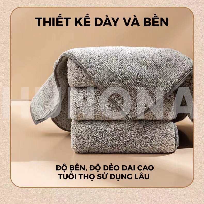 Khăn lau bếp đa năng bằng sợi than tre, khăn lau tay nhà bếp siêu thấm hút, kháng khuẩn – HUNONA