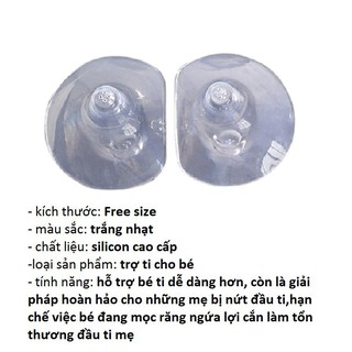 NÚM TRỢ TI SILICON GB BABY HÀN QUỐC [SET 2 CHIÊC]