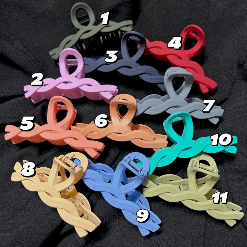 Kẹp Gắp Nhiều Màu Hình Lượn Sóng